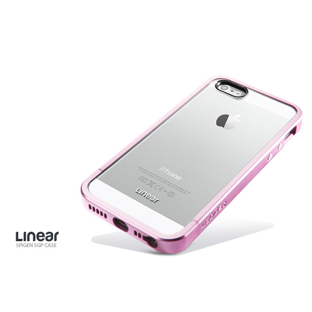 【iPhoneSE(第1世代)/5s/5 ケース】SPIGEN SGP Case Linear Metal Crystal series Metal Pinkgoods_nameサブ画像