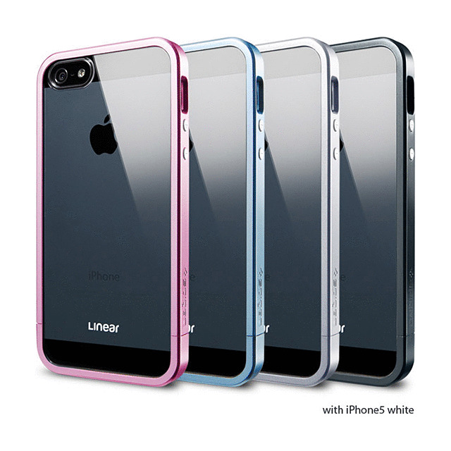 【iPhoneSE(第1世代)/5s/5 ケース】SPIGEN SGP Case Linear Metal Crystal series Metal Pinkサブ画像