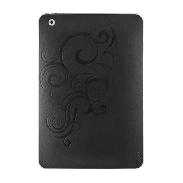 【iPad mini スキンシール】Leatherskins for iPad mini(Black Embossed)