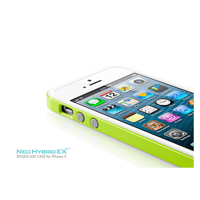 【iPhoneSE(第1世代)/5s/5 ケース】Neo Hybrid EX SLIM Snow Series (Lime)goods_nameサブ画像