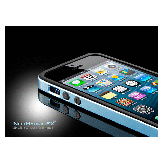 【iPhoneSE(第1世代)/5s/5 ケース】Neo Hybrid EX SLIM Metal Series (Metal Blue)サブ画像