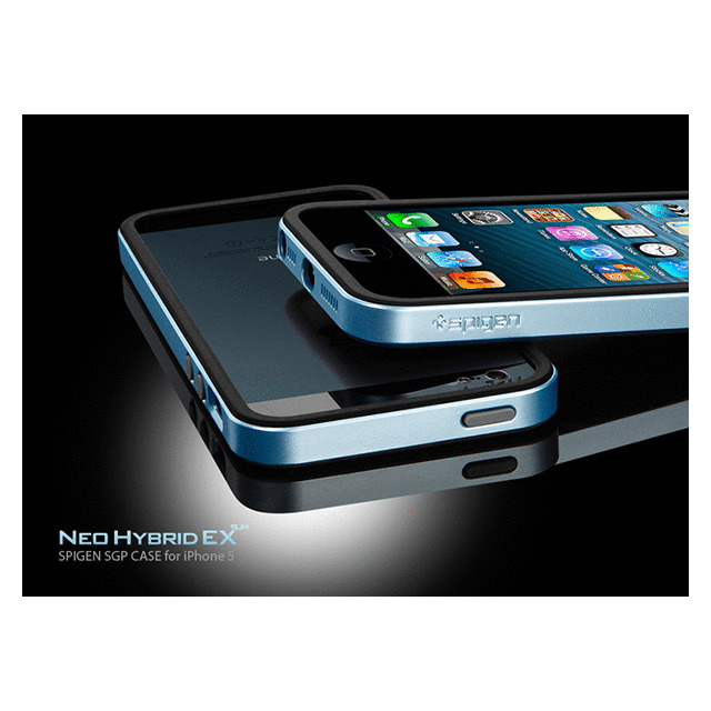 【iPhoneSE(第1世代)/5s/5 ケース】Neo Hybrid EX SLIM Metal Series (Metal Blue)サブ画像