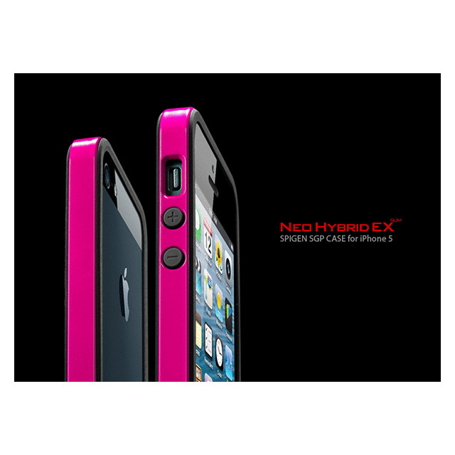 【iPhoneSE(第1世代)/5s/5 ケース】Neo Hybrid EX SLIM Vivid Series (Hot Pink)goods_nameサブ画像