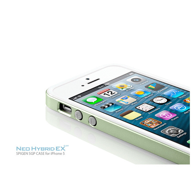 【iPhoneSE(第1世代)/5s/5 ケース】Neo Hybrid EX SLIM Metal Series (Metal Green)サブ画像