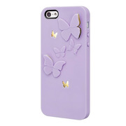 【iPhone5s/5 ケース】KIRIGAMI (Butterfly) Lavender Wings