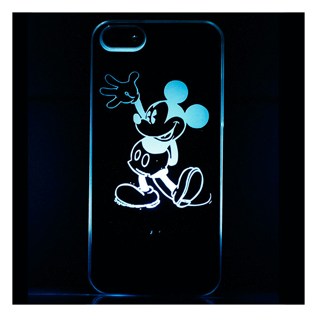 【iPhone5 ケース】光るディズニーライトケース ミッキー正面サブ画像