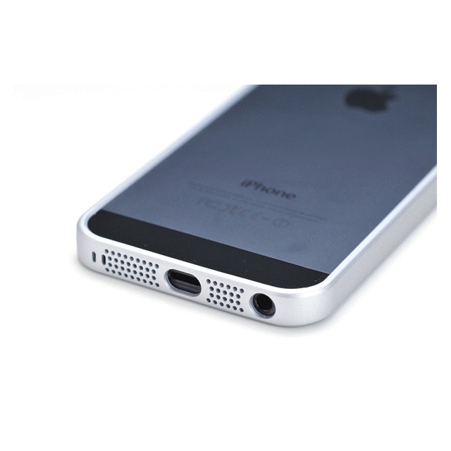 【iPhoneSE(第1世代)/5s/5 ケース】ThinEdge frame case (Matte Silver)サブ画像
