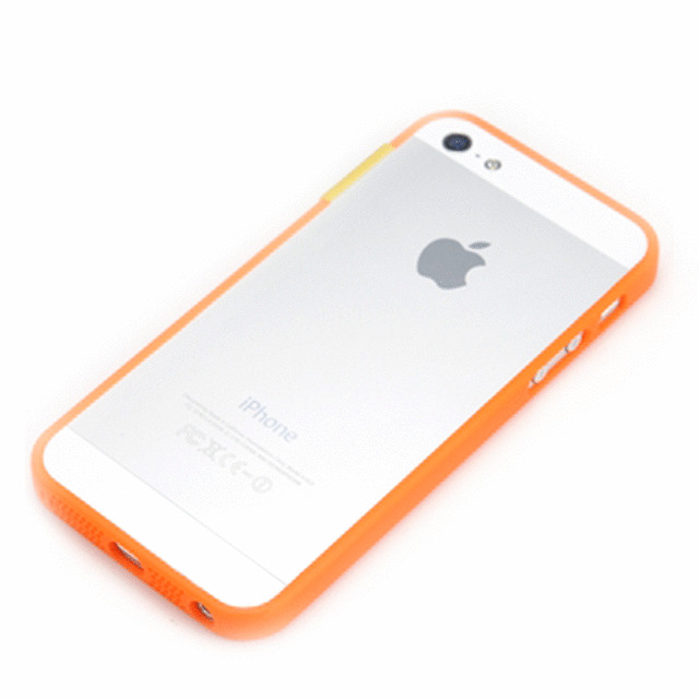 【iPhoneSE(第1世代)/5s/5 ケース】ThinEdge frame case (Matte Orange)サブ画像