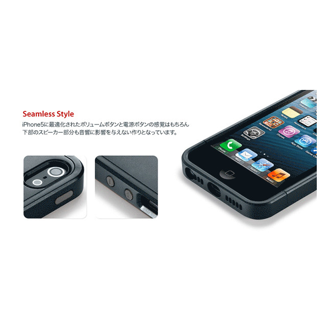 【iPhoneSE(第1世代)/5s/5 ケース】Linear Metal series (Metal Slate)goods_nameサブ画像