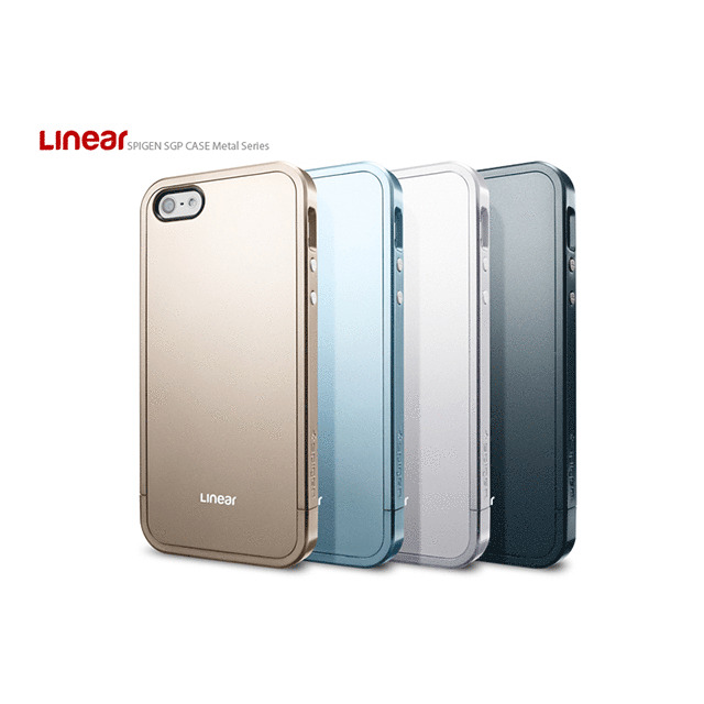 【iPhoneSE(第1世代)/5s/5 ケース】Linear Metal series (Metal Blue)goods_nameサブ画像
