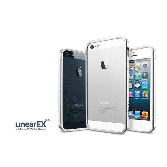 【iPhoneSE(第1世代)/5s/5 ケース】Linear EX SLIM Metal series (Satin Silver)サブ画像