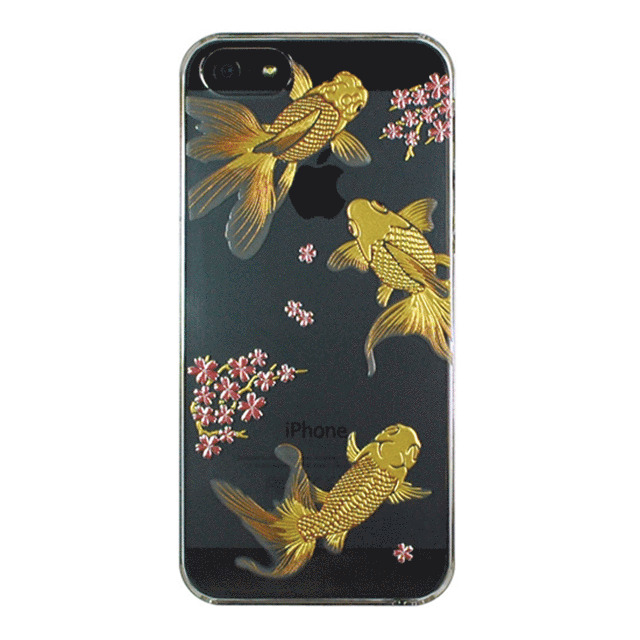 【iPhone5 ケース】蒔絵ケース 金魚サブ画像