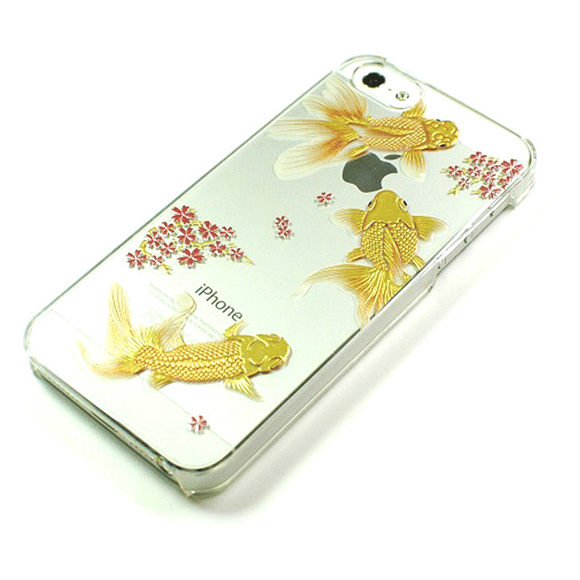 【iPhone5 ケース】蒔絵ケース 金魚サブ画像