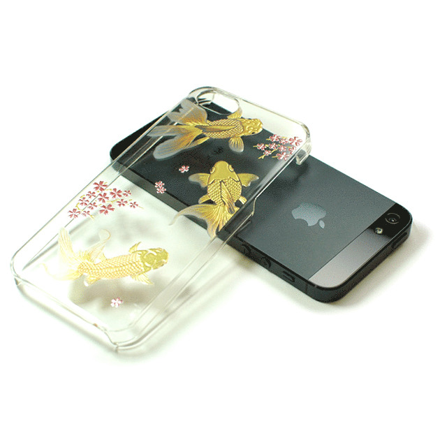 【iPhone5 ケース】蒔絵ケース 金魚サブ画像