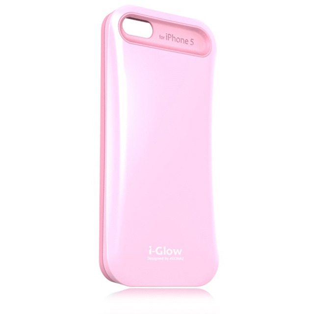 【iPhoneSE(第1世代)/5s/5 ケース】i-Glow Pastel Case with TCS Pastel Pinkサブ画像