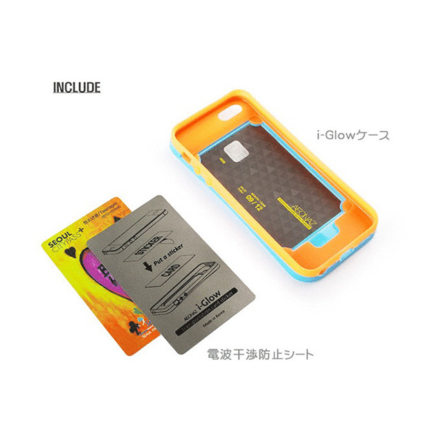 【iPhoneSE(第1世代)/5s/5 ケース】i-Glow Pastel Case with TCS Pastel Pinkサブ画像