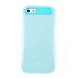 【iPhoneSE(第1世代)/5s/5 ケース】i-Glow Pastel Case with TCS Pastel Blue