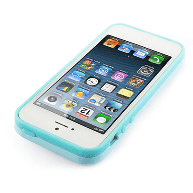 【iPhoneSE(第1世代)/5s/5 ケース】i-Glow Pastel Case with TCS Pastel Blueサブ画像