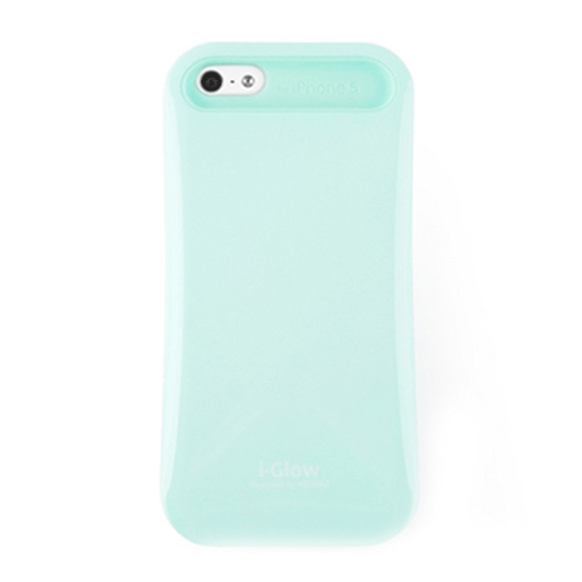 【iPhoneSE(第1世代)/5s/5 ケース】i-Glow Pastel Case with TCS Pastel Mint