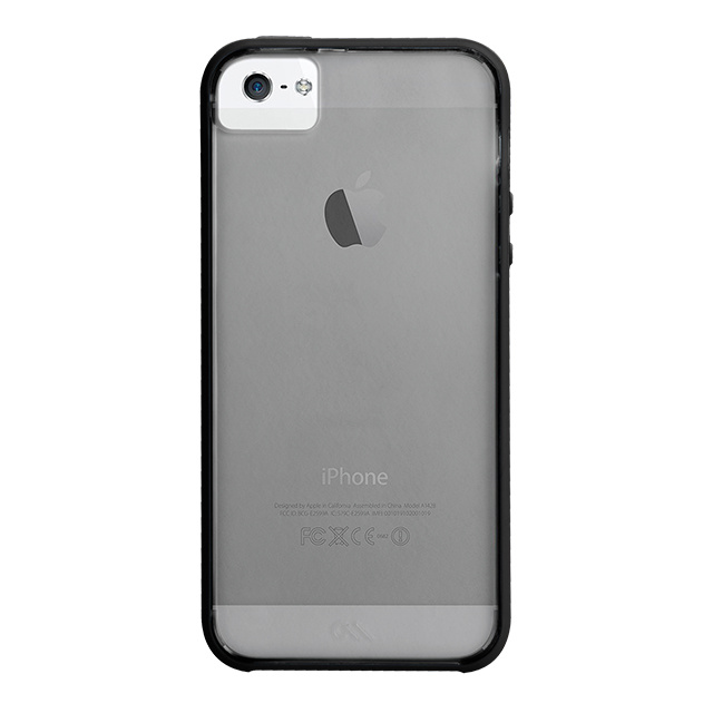 【iPhoneSE(第1世代)/5s/5 ケース】Haze Case (Titanium Grey / Black)