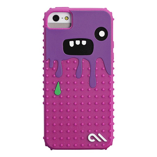 【iPhoneSE(第1世代)/5s/5 ケース】Creatures (Monsta Case, Dark Pink / Purple)
