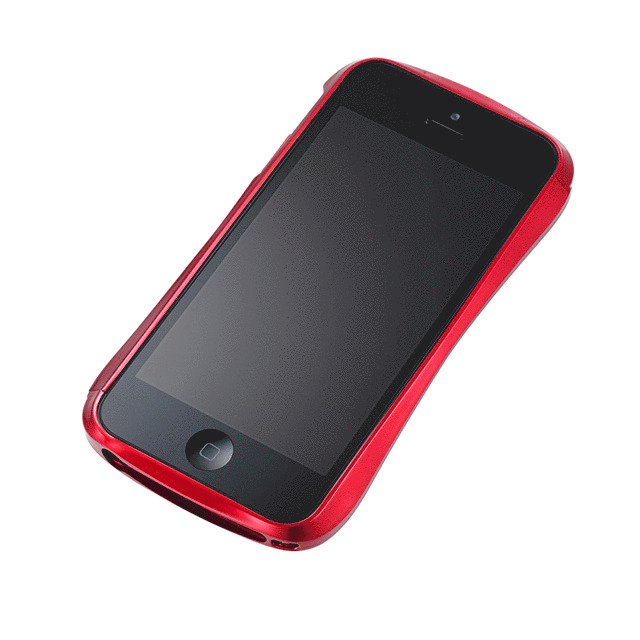 【iPhone5s/5 ケース】CLEAVE CRYSTAL BUMPER METALIC ＆ CARBON EDITION (Formula Red)goods_nameサブ画像
