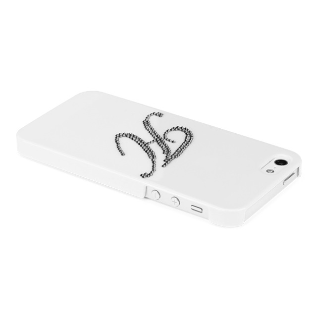 【iPhoneSE(第1世代)/5s/5 ケース】イニシャルケース ”H” ホワイトgoods_nameサブ画像