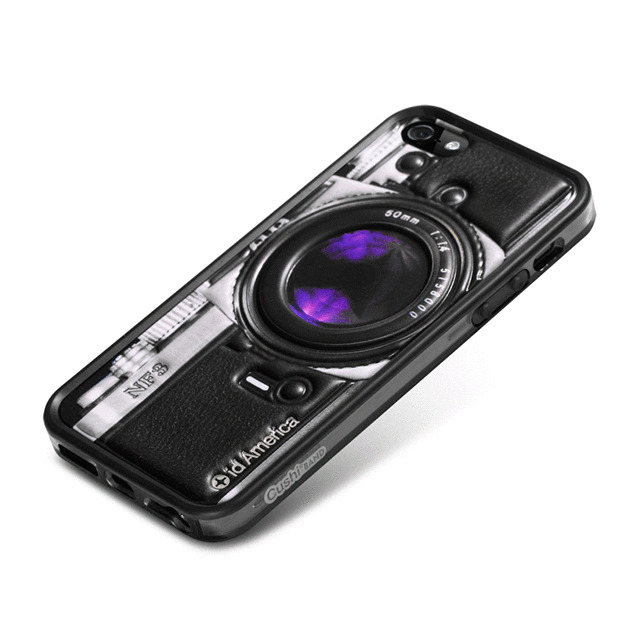 【iPhoneSE(第1世代)/5s/5 ケース】Cushi Plus (Camera Black)サブ画像