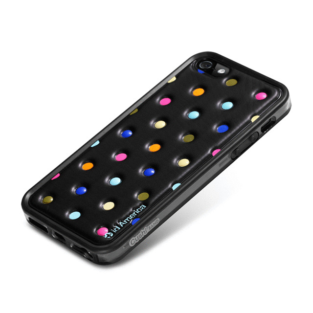 【iPhoneSE(第1世代)/5s/5 ケース】Cushi Plus (Dot Black)サブ画像