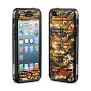 【iPhoneSE(第1世代)/5s/5 ケース】Cushi Plus (Camo Multi)