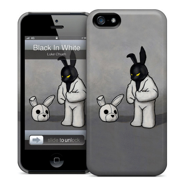 【iPhoneSE(第1世代)/5s/5 ケース】GELASKINS Hardcase Luke Chueh Black In White