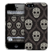 【iPhoneSE(第1世代)/5s/5 ケース】GELASKINS Hardcase Michae lMiller Skull Damask