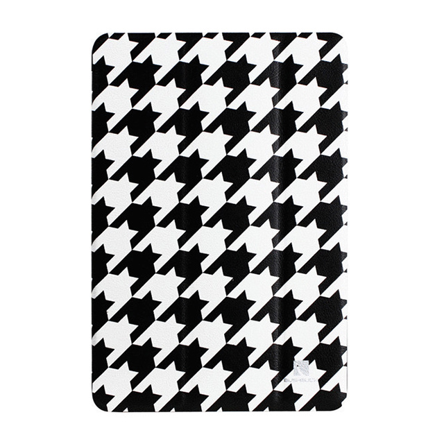 【iPad mini(第1世代) ケース】B＆Wシリーズ千鳥格子柄ケース ブラック/ホワイト