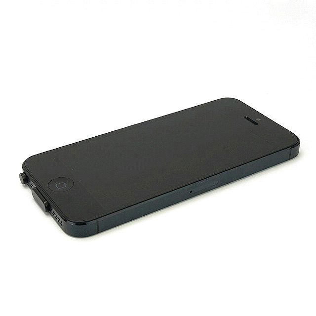 【iPhone5s/5c/5】アルミニウムポートキャップセット (ブラック)goods_nameサブ画像