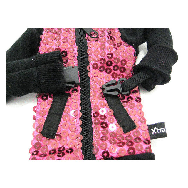 スマホジャケット (スパンコール ピンク/ブラック)サブ画像