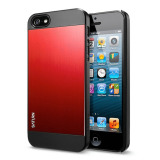 【iPhoneSE(第1世代)/5s/5 ケース】SPIGEN SGP Case Saturn series Metal Red