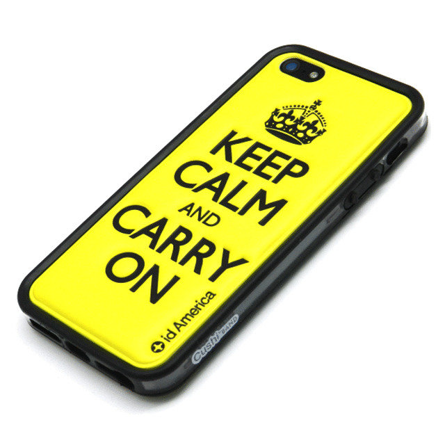 【iPhoneSE(第1世代)/5s/5 ケース】Cushi Plus KEEP CALM (Yellow)サブ画像