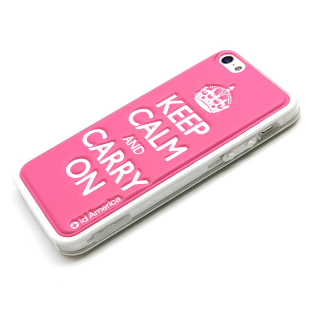 【iPhoneSE(第1世代)/5s/5 ケース】Cushi Plus KEEP CALM (Pink)サブ画像