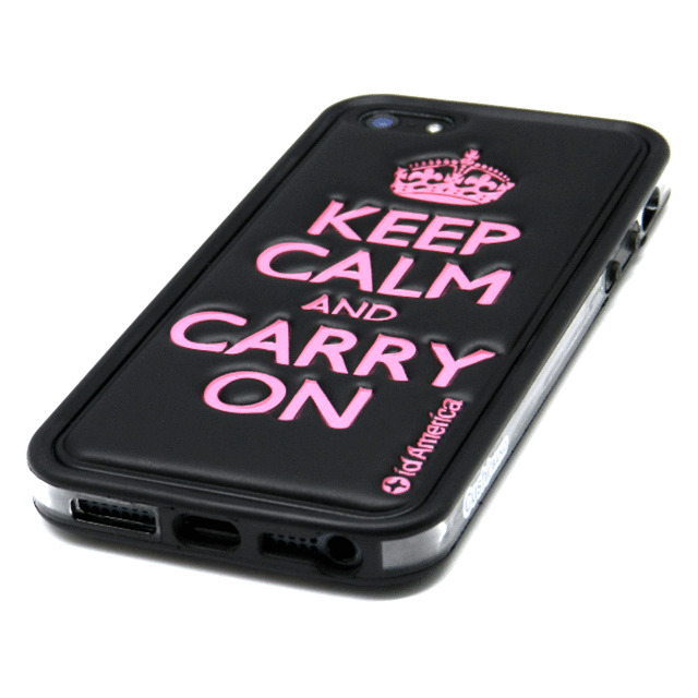 【iPhoneSE(第1世代)/5s/5 ケース】Cushi Plus KEEP CALM (Black)サブ画像