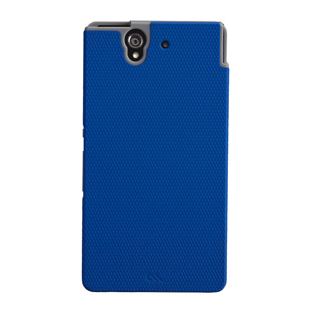 【XPERIA Z ケース】Hybrid Tough Case, Marine Blue/Titanium Grey