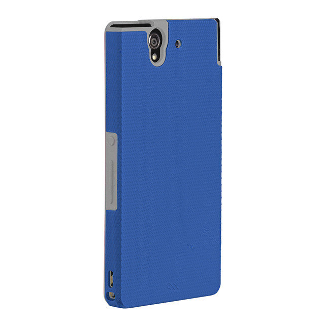 【XPERIA Z ケース】Hybrid Tough Case, Marine Blue/Titanium Greyサブ画像