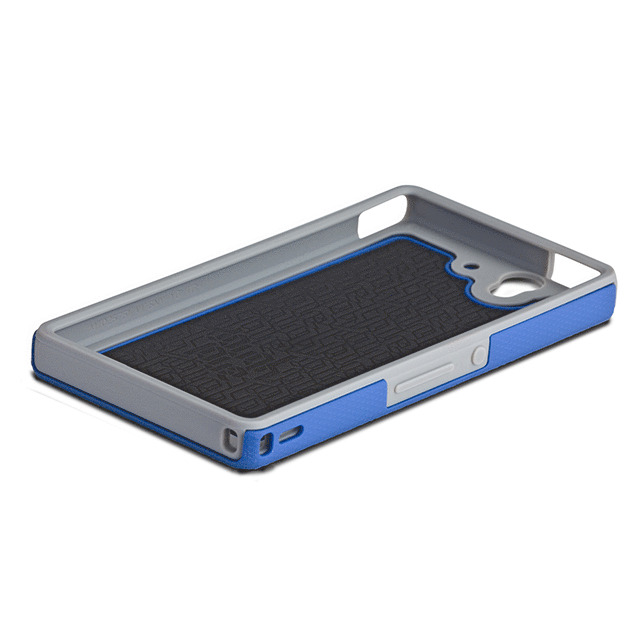 【XPERIA Z ケース】Hybrid Tough Case, Marine Blue/Titanium Greyサブ画像