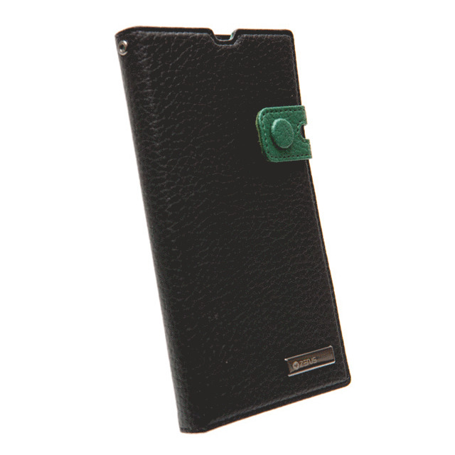 【XPERIA Z ケース】Italian PU Diary ブラックgoods_nameサブ画像