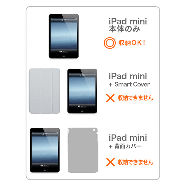 【iPad mini】グランジレザースリーブ for iPad miniサブ画像