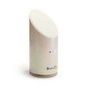 BuruTta 防滴タイプ ハンズフリー対応 振動型スピーカー (ホワイト)