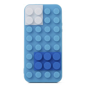 【iPhoneSE(第1世代)/5s/5 ケース】Block Case (ブルー)