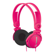 KIDZ GEAR Fold-flat Travel Headphones (Pink)