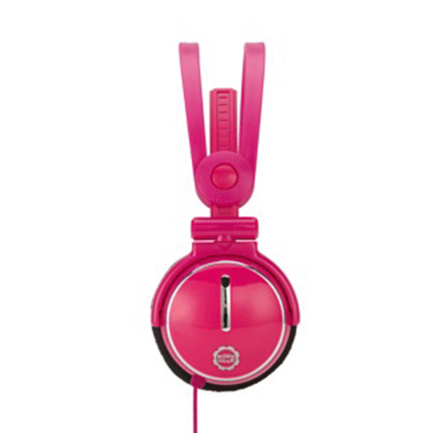 KIDZ GEAR Fold-flat Travel Headphones (Pink)goods_nameサブ画像