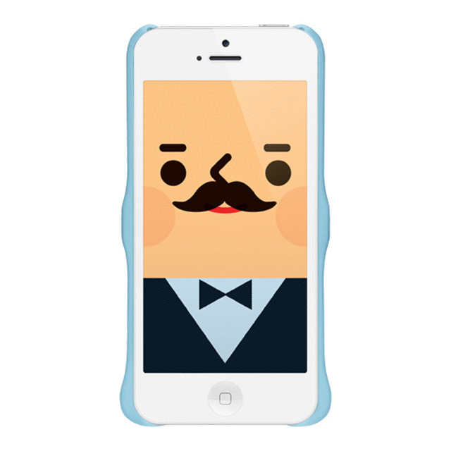 【iPhone5s/5 ケース】デザインフィギュアケース『appitoz』 ブルーサブ画像