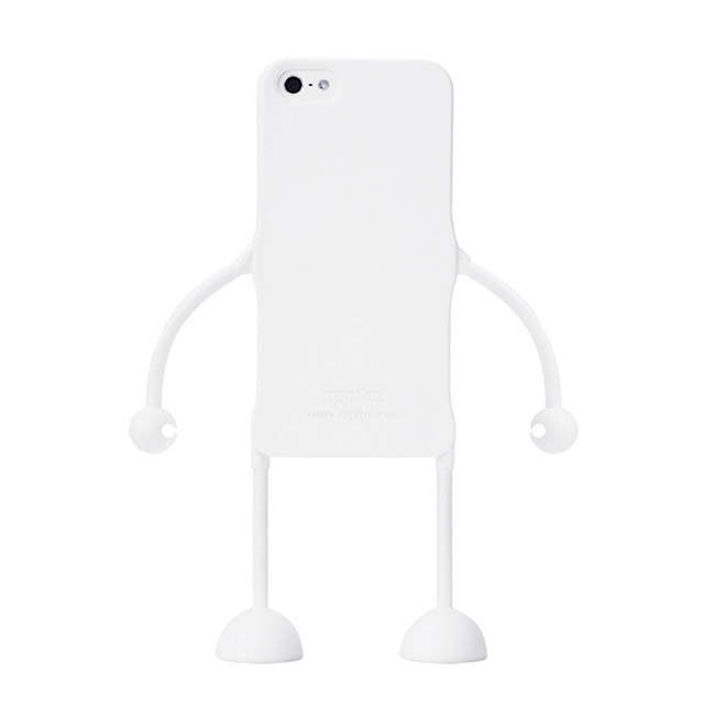 【iPhone5s/5 ケース】デザインフィギュアケース『appitoz』 ホワイトgoods_nameサブ画像